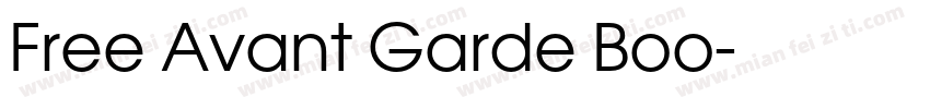 Free Avant Garde Boo字体转换